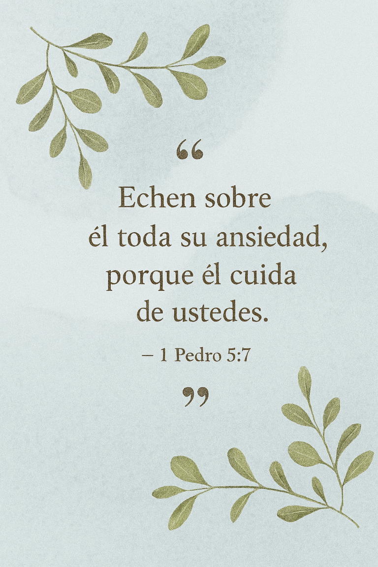 versiculo fe sobre ansiedad