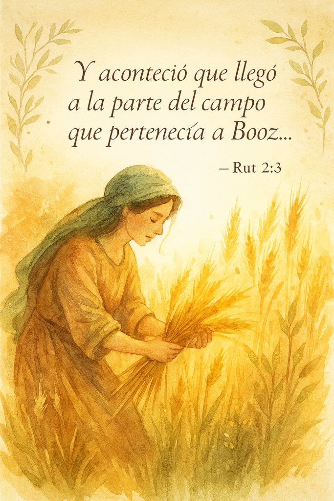 luz y palabra- versículo Rut 2:3